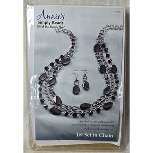 Annie's Simply Beads Kit Of The Month "Jet Set In Chain" BD 062